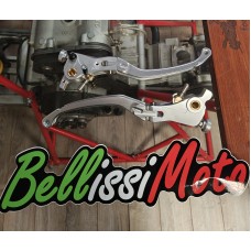 CNC Racing Limited Edition SILVER RACE Folding Adjustable Brake and Clutch Lever Set for Ducati, and MV Agusta F4 RR/RC - 190mm CNC Racing Limited Edition SILVER RACE Folding Adjustable Brake and Clutch Lever Set for Ducati, and MV Agusta F4 RR/RC - 190mm